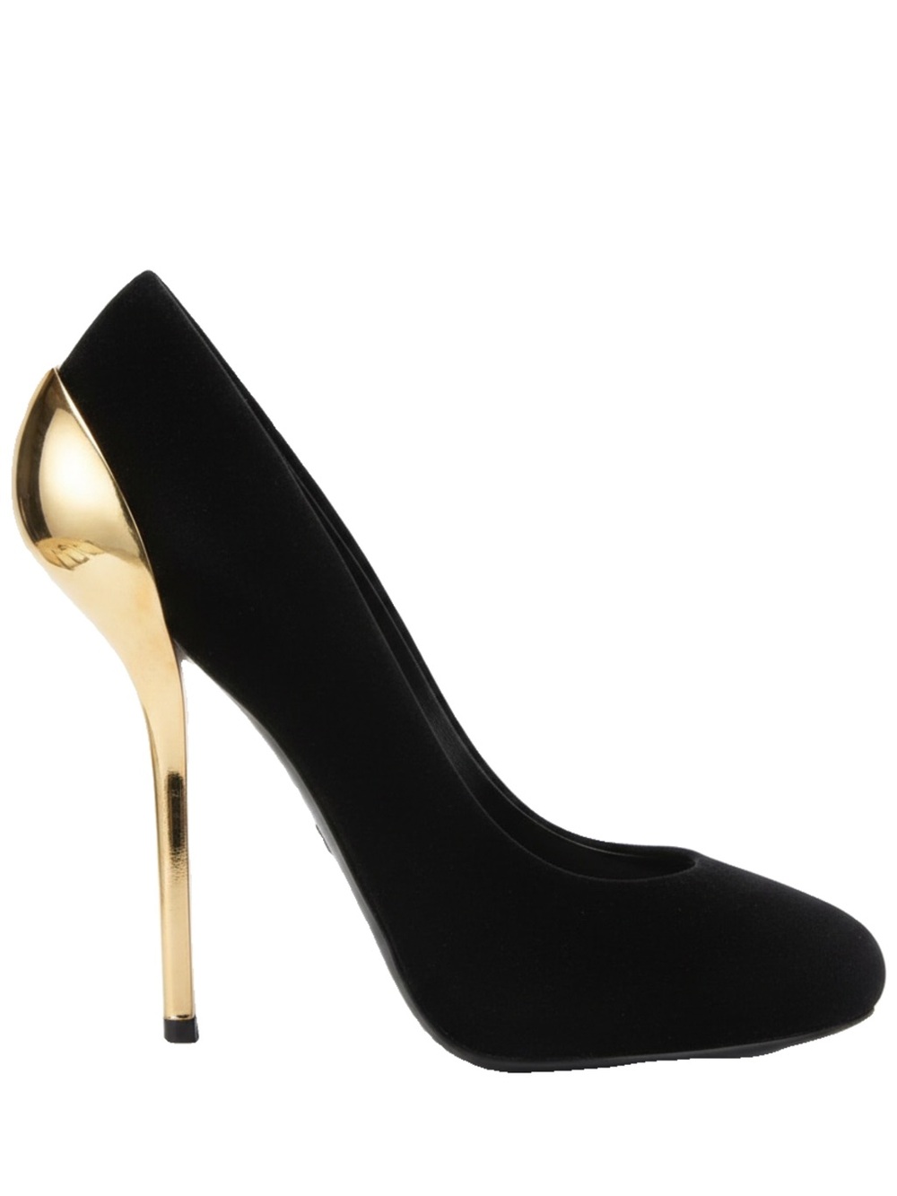 🛍️Giuseppe Zanotti Authentic Suede Pumps with Gold Heel Accent w/Dust Cover